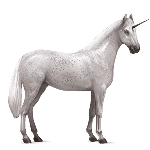 unicorn de călărit negru