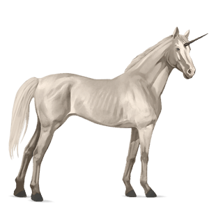 unicorn de călărit roib